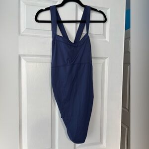 Isabel Maternity by Ingrid & Isabel Navy swim top